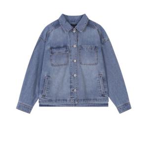 [버커루]여성 루즈핏 데님 셔켓(B245DS502P)