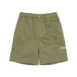 [내셔널지오그래픽 키즈] K222UHP010 카고 5부 반바지 LICHENKHAKI