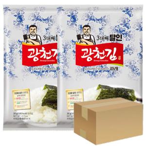광천김 달인 파래김 전장김 10봉/조미김/구운김