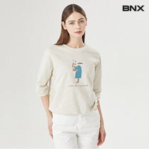 [BNX]반팔 맨투맨 티셔츠 (BW1TS037L0)