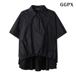 [GGPX]스티치 반팔 셔츠 (GOBBA018D)
