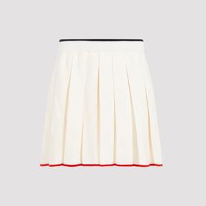 톰브라운 숏 스커트 FKK132B Y1037 100 WHITE