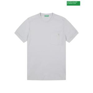 베네통 Solid pocket t-shirt 2F_3JWDU1039_090