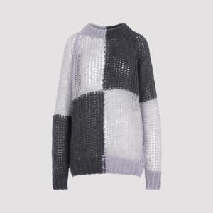 아크네 스튜디오 풀오버 A60543 BAS PURPLE GREY