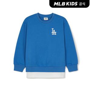 [MLB키즈]베이직 빅럭스 레이어드 맨투맨 LA (Blue)7AMTB0544-07BLS