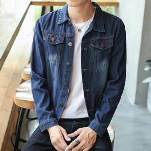 [슈썸]가슴 포켓 디자인 가을 아우터 데님자켓 INSUM42