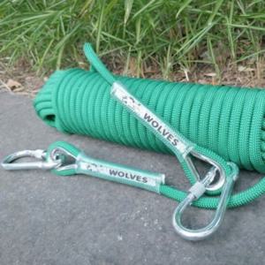 WROPE27 철패드적용 울브스 27미터 버클형로프 GREEN