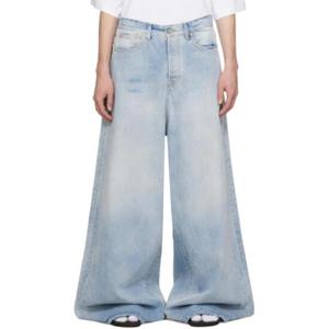 25 SS 베트멍 남성 블루 빅 쉐입 데님 진 241669M186000