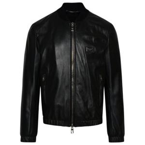 돌체앤가바나 가죽 자켓 G9ZY5L HULR0N0000 Black