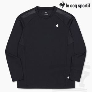 [르꼬끄 스포르티브]르꼬끄 슬림핏 롱슬리브 긴팔티 QP113GRL21 BLK