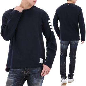 25SS 톰브라운 코튼 사선 4바 롱 슬리브 MJS245A 07323 415