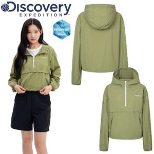 [디스커버리] 2025S S 여름 DWWJ91053OLS 프레시벤트 여성 아노락 크롭 바람막이