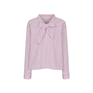 [예시카] 핀 스트라이프 타이 블라우스 YJ3BL316