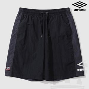 [엄브로] HBL OG 컬러블록 우븐 5부 반바지 UP221CHP51 BLK