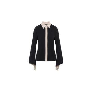 막스마라 PIO 콘트라스트 실크 셔츠 1897637