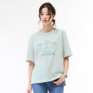 [체이스컬트]여성 5부 소매 반팔 티셔츠-EBZG5852C0S