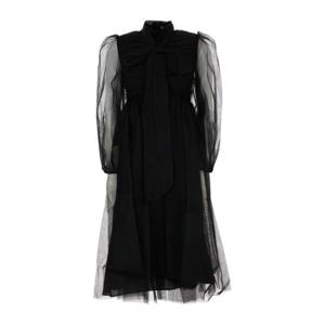 짐머만 시어 오버레이 보우 타이 원피스 7884DRF23 BLK