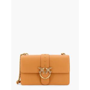 PINKO Leather shoulder bag with love birds buckle 100053A0F1