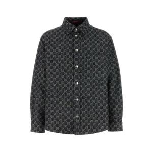 GUCCI 자수 데님 리버서블 셔츠 766142XDC88 1180