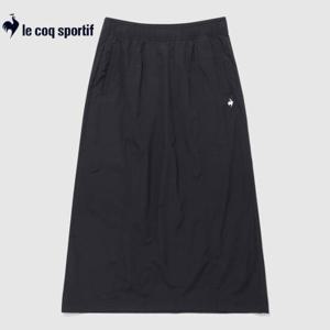 [르꼬끄]스트레치 경량 우븐 미디 스커트 QQ222OSK41 BLK