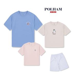폴햄키즈 플레이티드저지 그래픽반팔티외 13종 택 1  PKE2TS3230