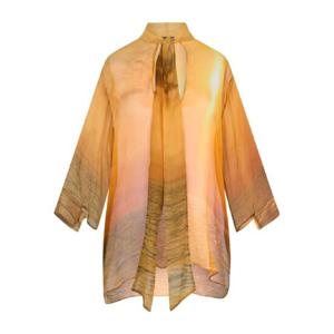 25 SS 로베르토 카발리 프린트 실크 블라우스 UWT712CKN97 TP437295184