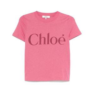 25 SS 끌로에 로고 프린트 티셔츠 CH25SJH08192 TP433150153