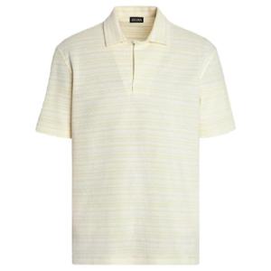 25 SS Zegna 코튼 폴로 셔츠 UF384A9F781R TP437612567