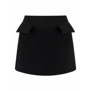 [ALEXANDER MCQUEEN] 여성 미니 블랙 스커트 824715QJADK1000 /8
