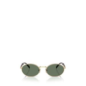 여성 Prada Eyewear 타원형 프레임 선글라스 ZVN70L