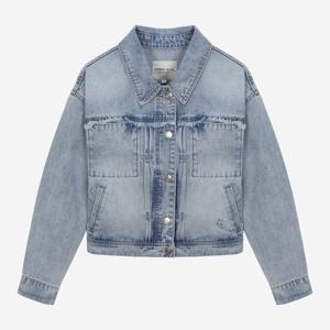 [써스데이아일랜드][여성]프린지 데님 자켓(T252MJK134W)