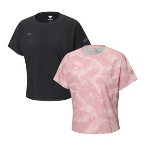 [25SS][다이나핏 공식](택가89,000원) 여성 레오 플라워 반팔티_YWM25273