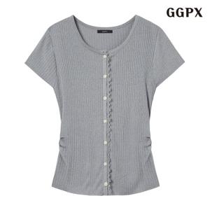 [GGPX]셔링슬림핏 골지 가디건 (GPBCK018D)