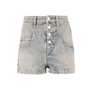 여성 Isabel Marant Etoile Jovany 데님 반바지 40PHPINKISHBLUE