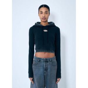 25 SS 디젤 여성 F Slimmy Hood P5 맨투맨  dsl0259004blk
