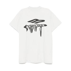 발렌시아가 반팔 티셔츠 787349 TRVS89081 White