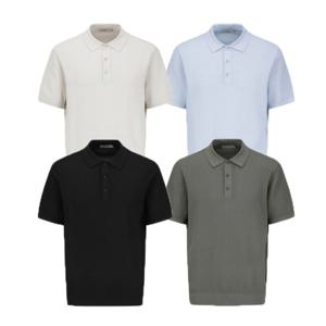 [리얼지오지아]25SS [4컬러] 미라쿨 리브조직 반팔티에리 ADF3ET1901CW