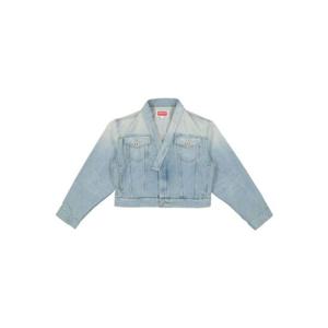 Kenzo 로고 패치 데님 재킷 FD62DV2426B8 DS TP943900193