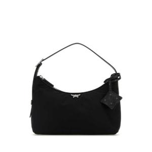 MCM Black fabric Aren shoulder bag MWHFSTA09 BK