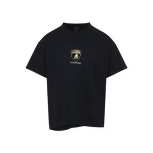 Balenciaga 로고 프린트 티셔츠 826346TSVQ9 1083 TP943972798