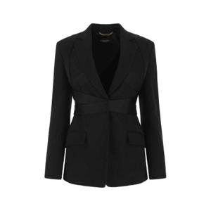 Versace 스트랩 디테일 싱글 브레스티드 재킷 10021371A00540 1B000 TP943942375