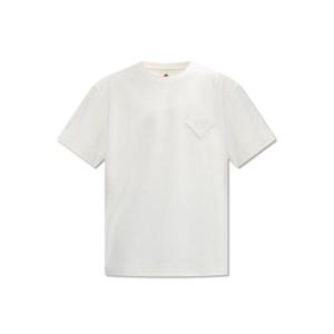 MCM 로고 패치 크루넥 티셔츠 MHTESMM02WI0 IVORY TP943976620