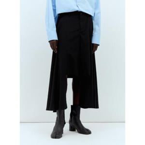 25 SS 꼼데가르송 남성 비대칭 팬츠 hpl0156009blk