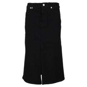 Proenza Schouler 화이트 라벨 슬론 미디 스커트 WL2345141093 001BLACK TP944199083