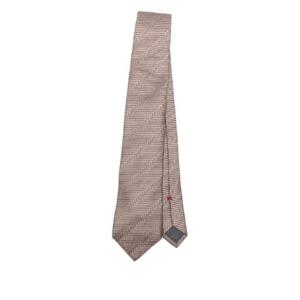 25 SS Brunello Cucinelli 헤링본 실크 넥타이 MI8830018C5018 TP439361844