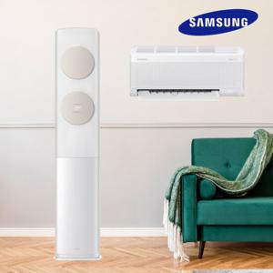 삼성 AI 인버터 무풍 클레식 2in1 투인원 멀티 에어컨 17+6평 AF70F17D11BRS 실외기 리모컨포함