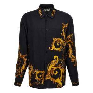 Versace 진스 꾸뛰르 패턴 프린트 긴팔 셔츠 76GAL2RWNS410 G89 TP944440663