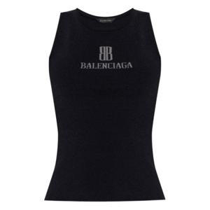 발렌시아가 반팔 티셔츠 835500 T52311369 Black
