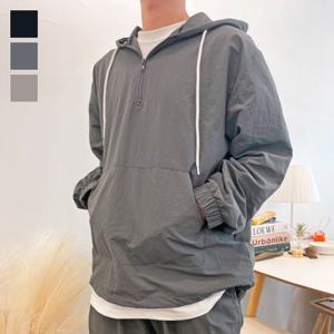 [리빌모아]남자 루키 후드 반집업 아노락 티셔츠 5C-TSA-Q087-블