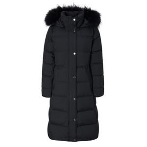 헤지스 골프 여성 24FW 스테디셀러탈착후드 덕다운 롱패딩 (BLACK) WWJU4D942BK